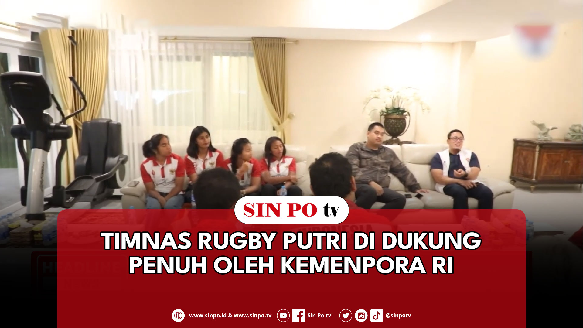 Timnas Rugby Putri Di Dukung Penuh Oleh Kemenpora RI