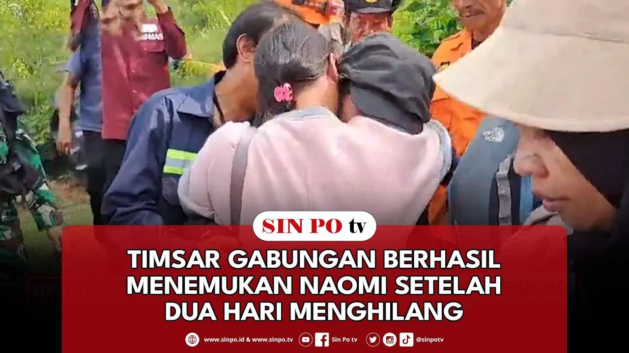 Timsar Gabungan Berhasil Menemukan Naomi Setelah 2 Hari Menghilang