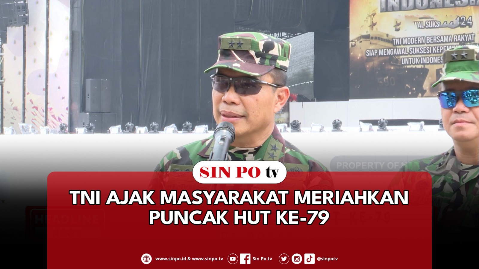 TNI Ajak Masyarakat Meriahkan Puncak HUT Ke-79