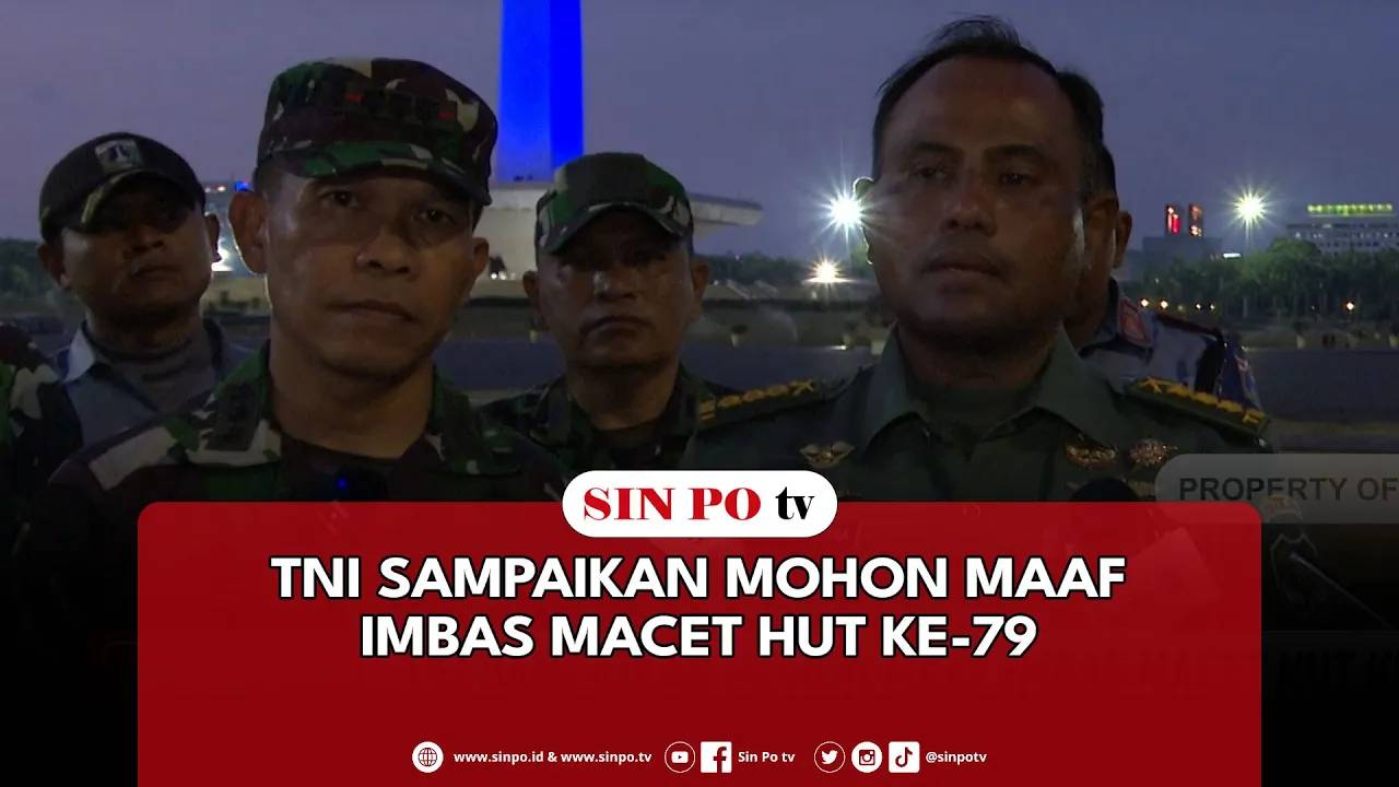 TNI Sampaikan Mohon Maaf Imbas Macet HUT Ke-79