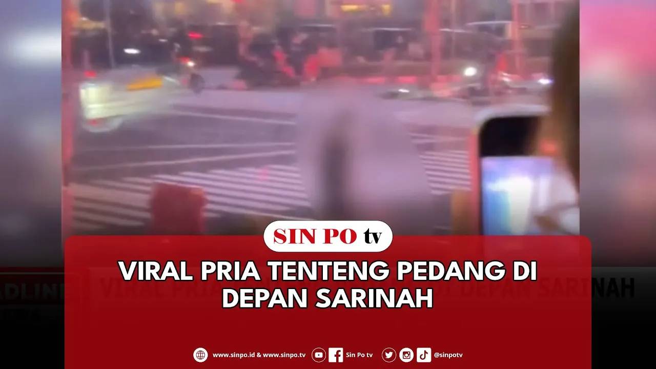 Viral Pria Tenteng Pedang Di Depan Sarinah