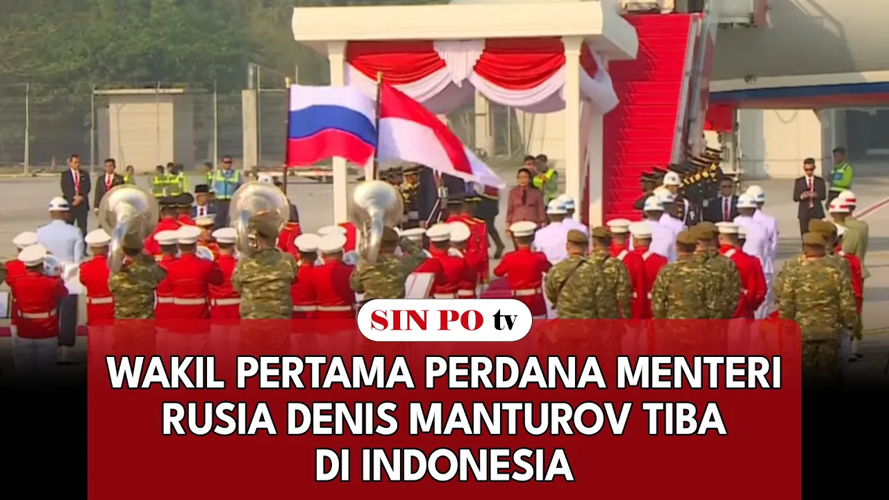 Wakil Pertama Perdana Menteri Rusia Denis Manturov Tiba Di Indonesia