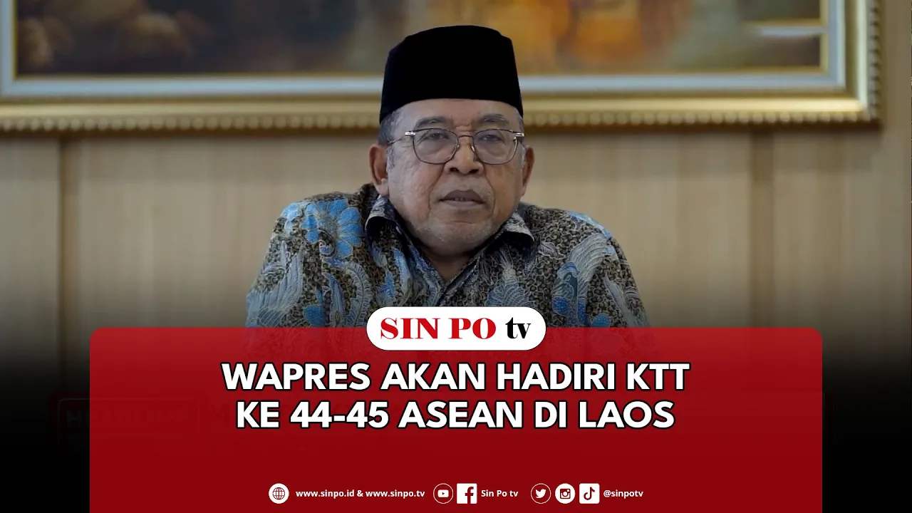 Wapres Akan Hadiri KTT Ke 44-45 Asean Di Laos