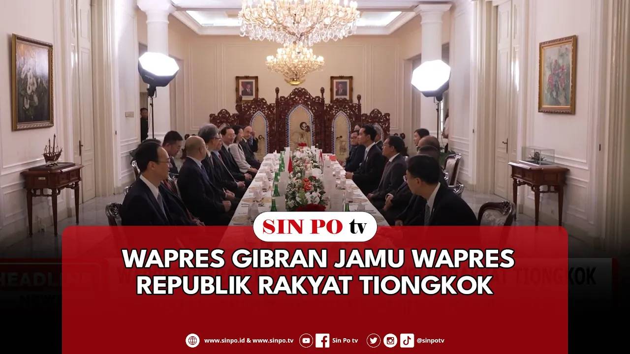 Wapres Gibran Jamu Wapres Republik Rakyat Tiongkok