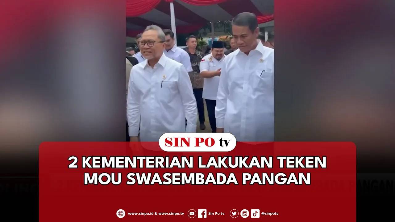 2 Kementerian Lakukan Teken MoU Swasembada Pangan