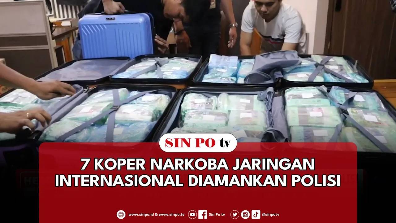 7 Koper Narkoba Jaringan Internasional Diamankan Polisi