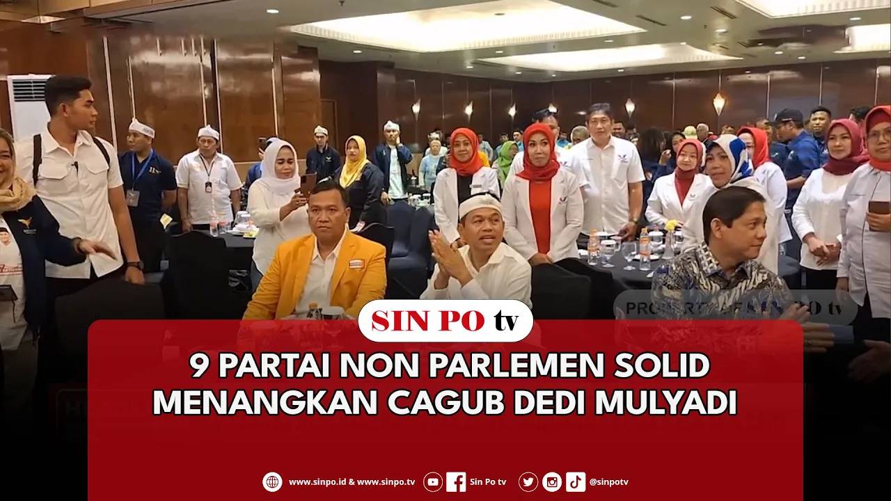 9 Partai Non Parlemen Solid Menangkan Cagub Dedi Mulyadi