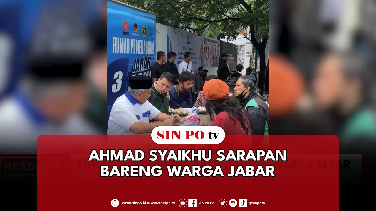 Ahmad Syaikhu Sarapan Bareng Warga Jabar