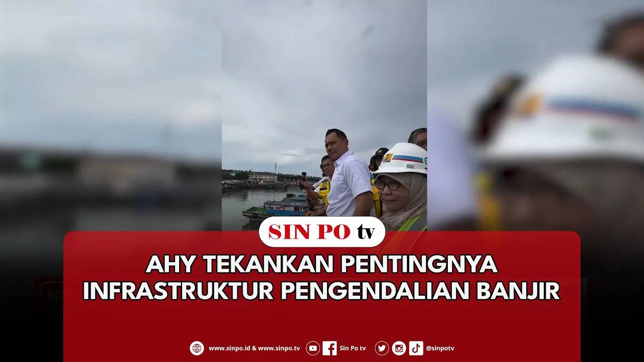 AHY Tekankan Pentingnya Infrastruktur Pengendalian Banjir