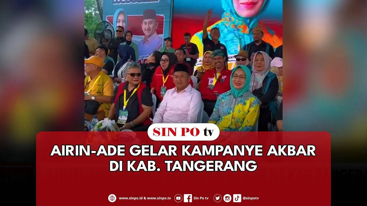 Airin-Ade Gelar Kampanye Akbar di Kab. Tangerang