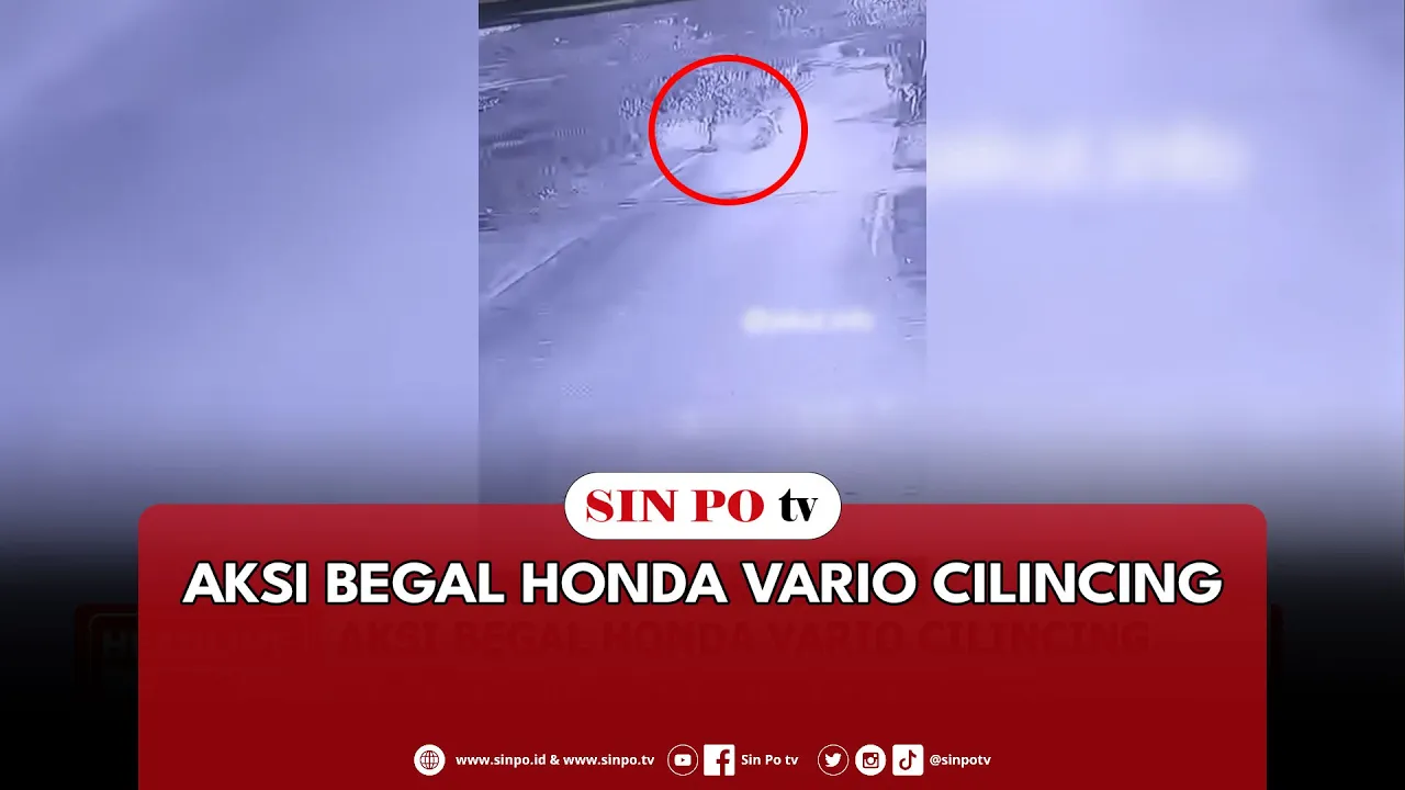 Aksi Begal Honda Vario Cilincing