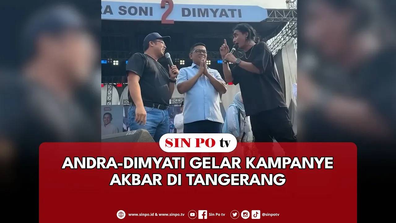 Andra-Dimyati Gelar Kampanye Akbar Di Tangerang