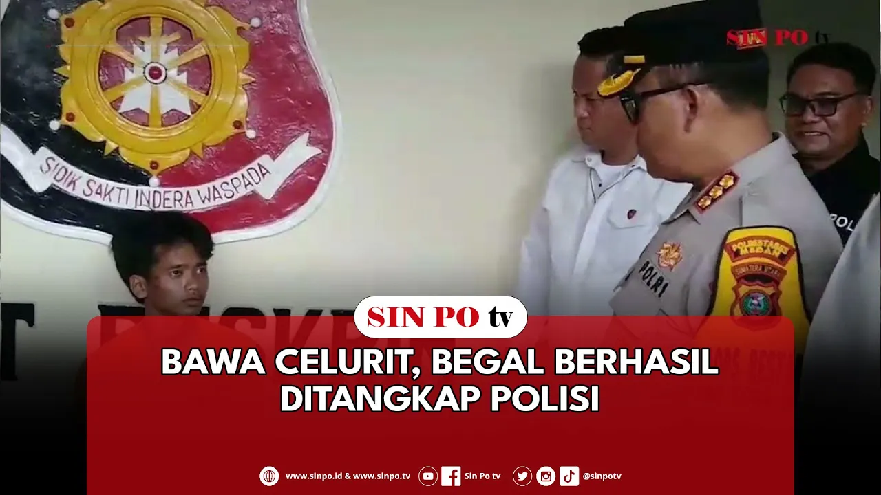 Bawa Celurit, Begal Berhasil Ditangkap Polisi