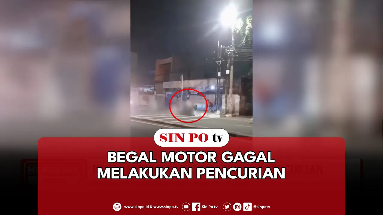 Begal Motor Gagal Melakukan Pencurian