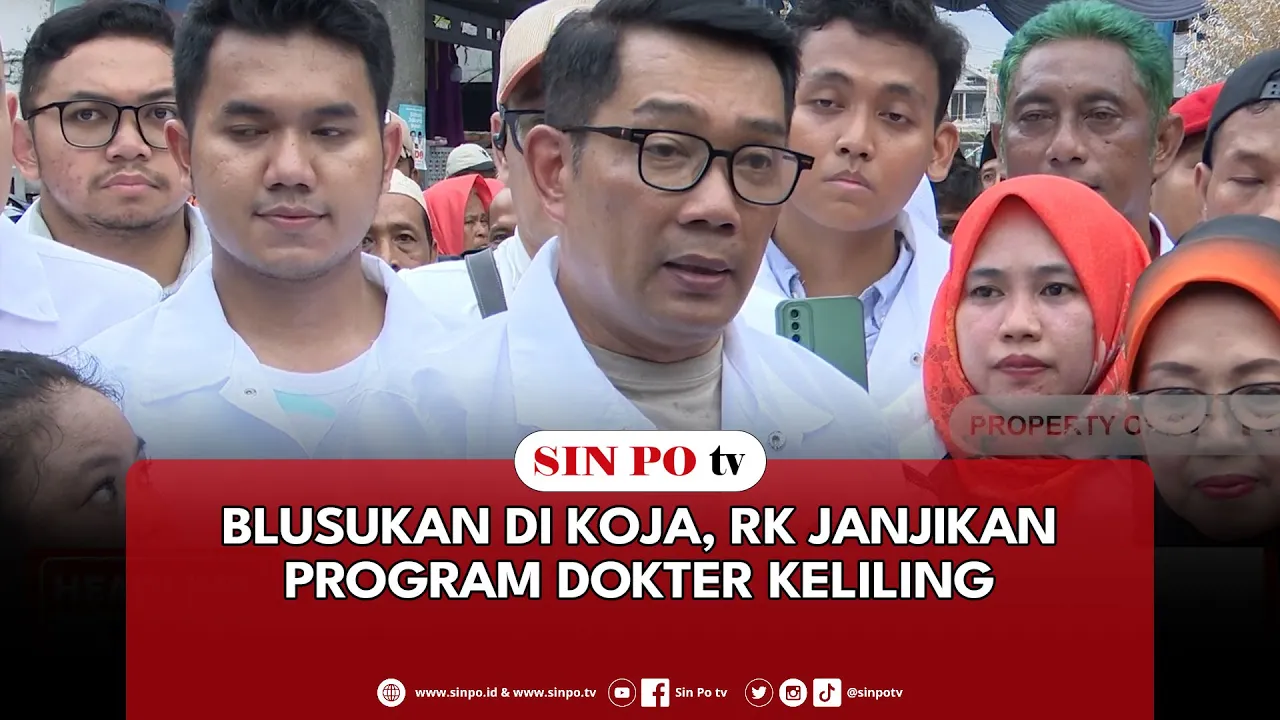 Blusukan Di Koja, RK Janjikan Program Dokter Keliling