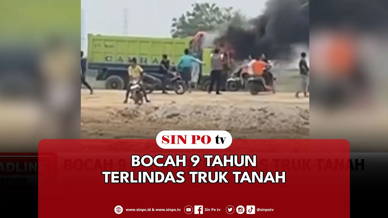 Bocah 9 Tahun Terlindas Truk Tanah