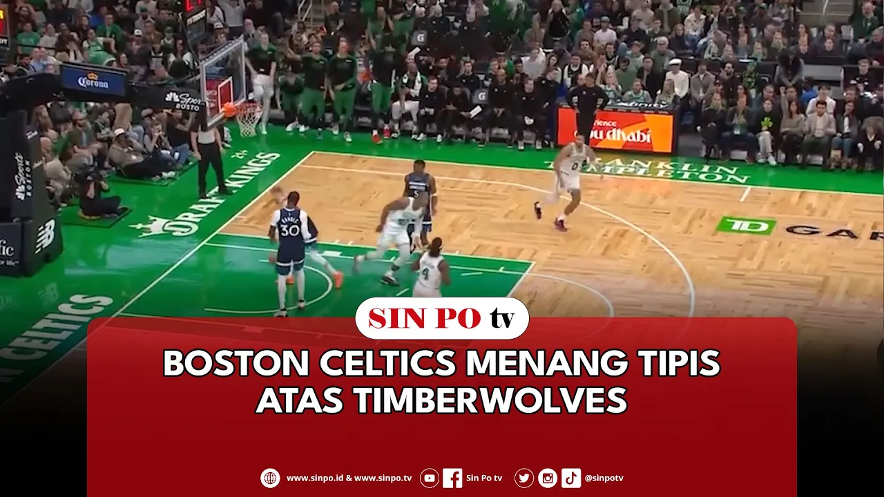 Boston Celtics Menang Tipis Atas Timberwolves