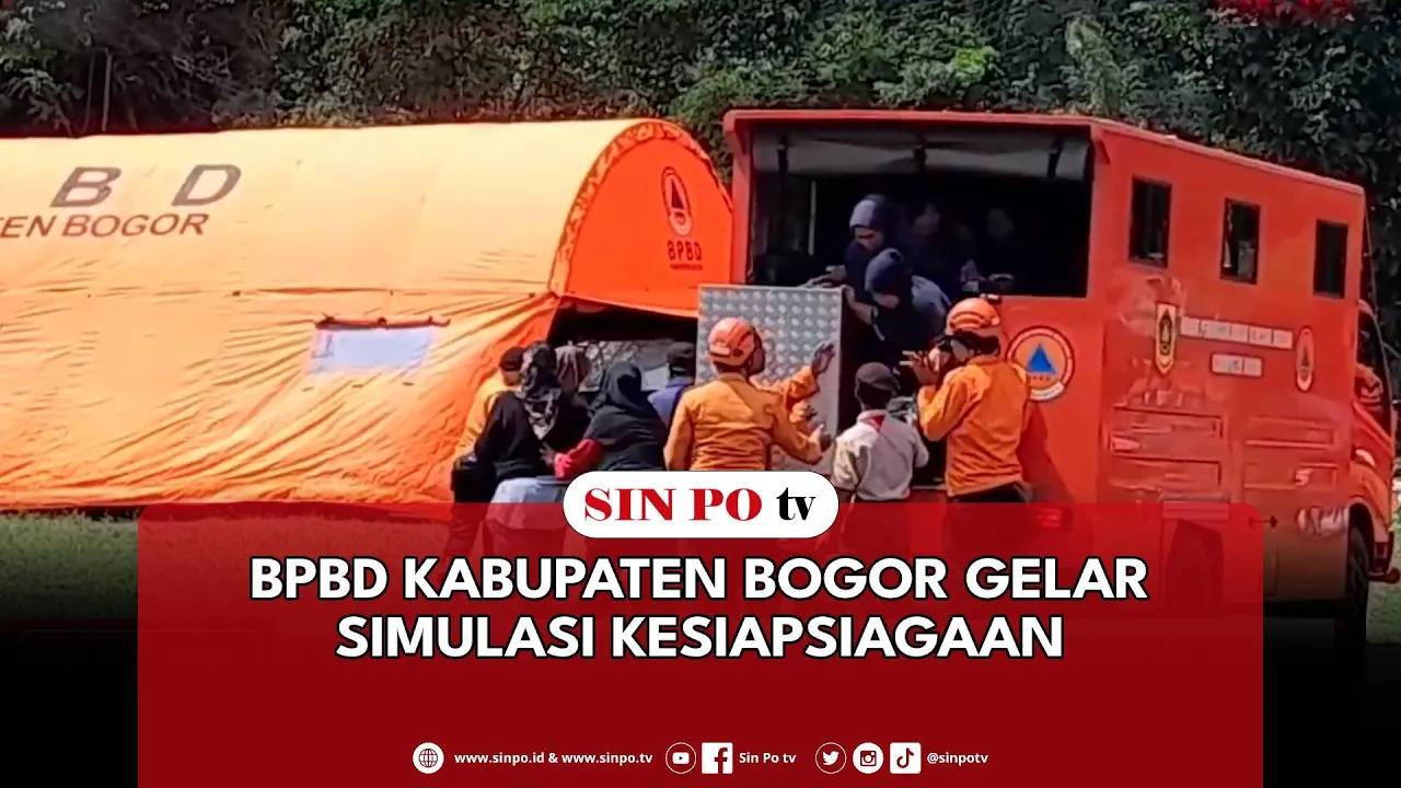 BPBD Kabupaten Bogor Gelar Simulasi Kesiapsiagaan