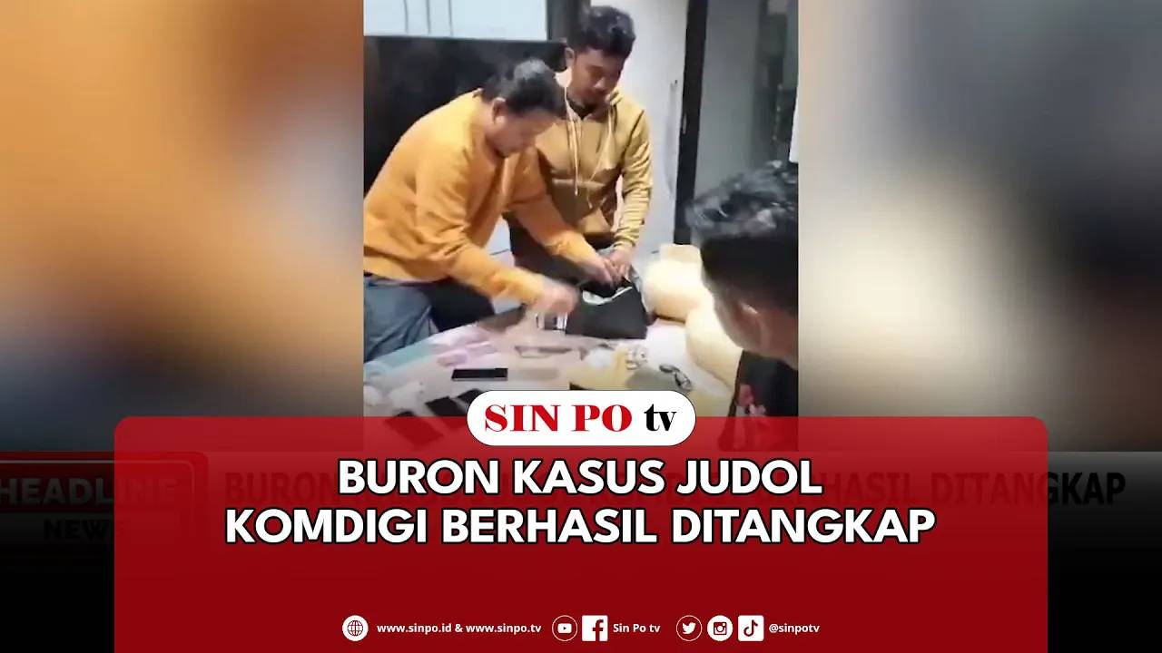 Buron Kasus Judol Komdigi Berhasil Ditangkap