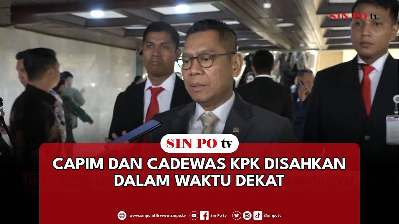 Capim Dan Cadewas KPK Disahkan Dalam Waktu Dekat