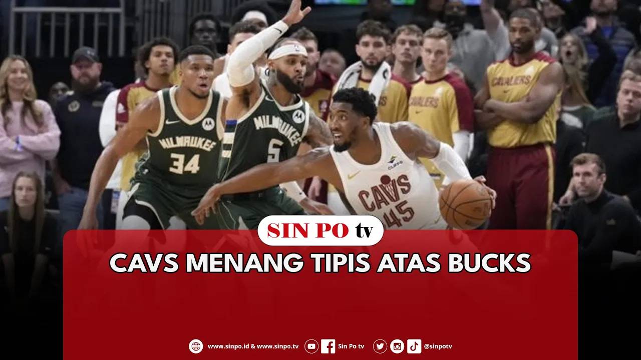 Cavs Menang Tipis Atas Bucks