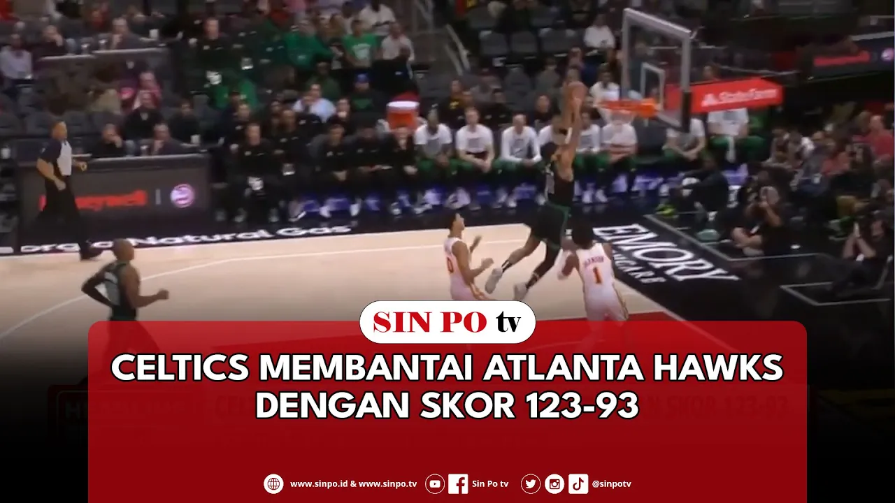 Celtics Membantai Atlanta Hawks Dengan Skor 123-93