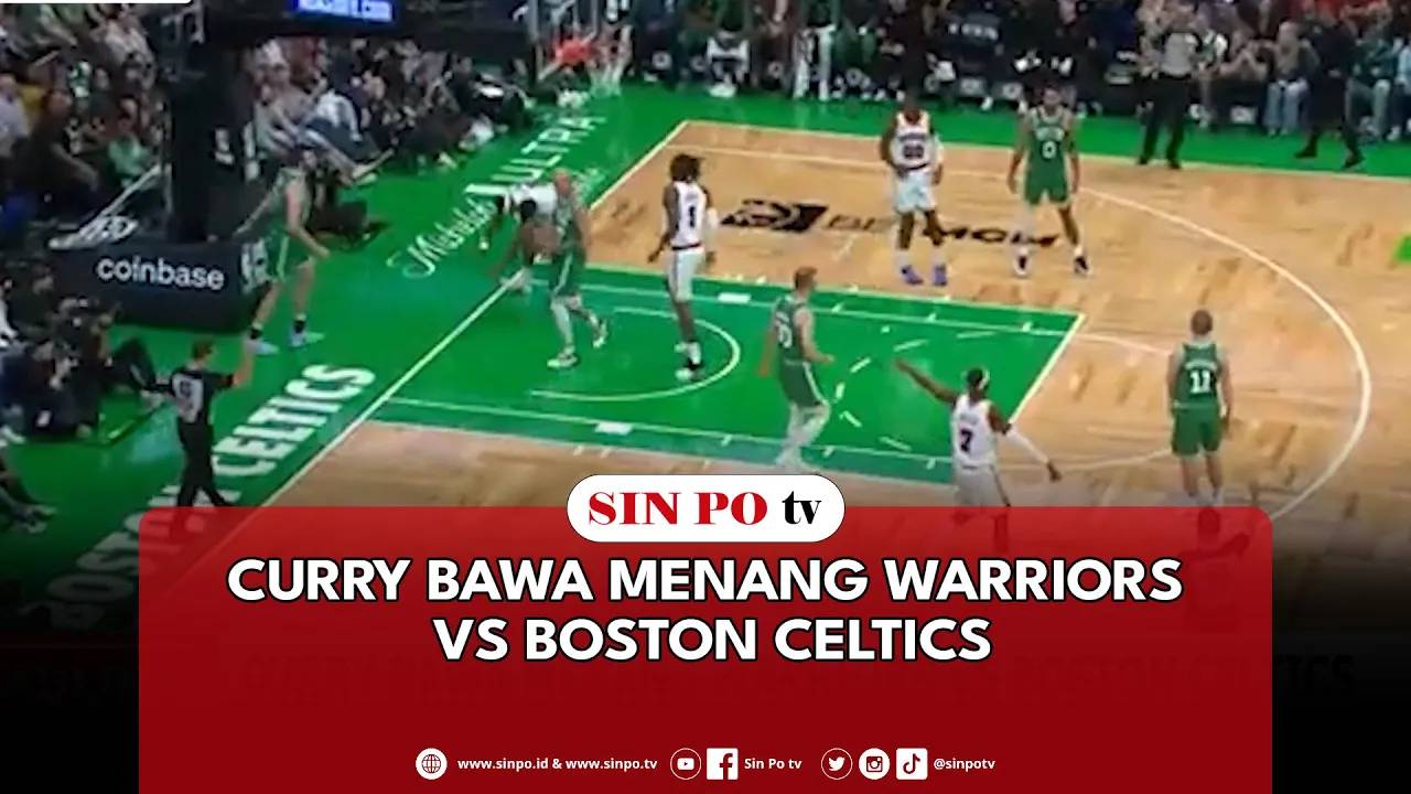 Curry Bawa Menang Warriors VS Boston Celtics