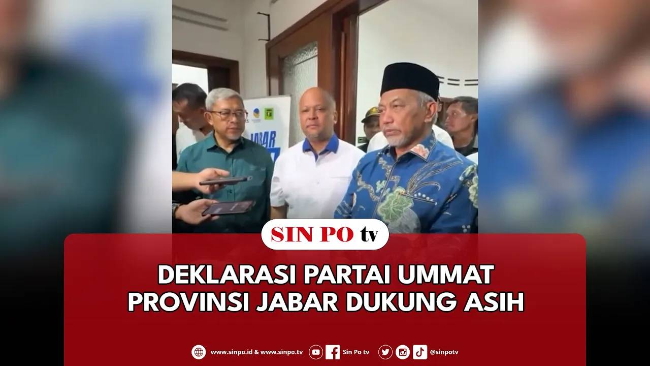 Deklarasi Partai Ummat Provinsi Jabar Dukung ASIH