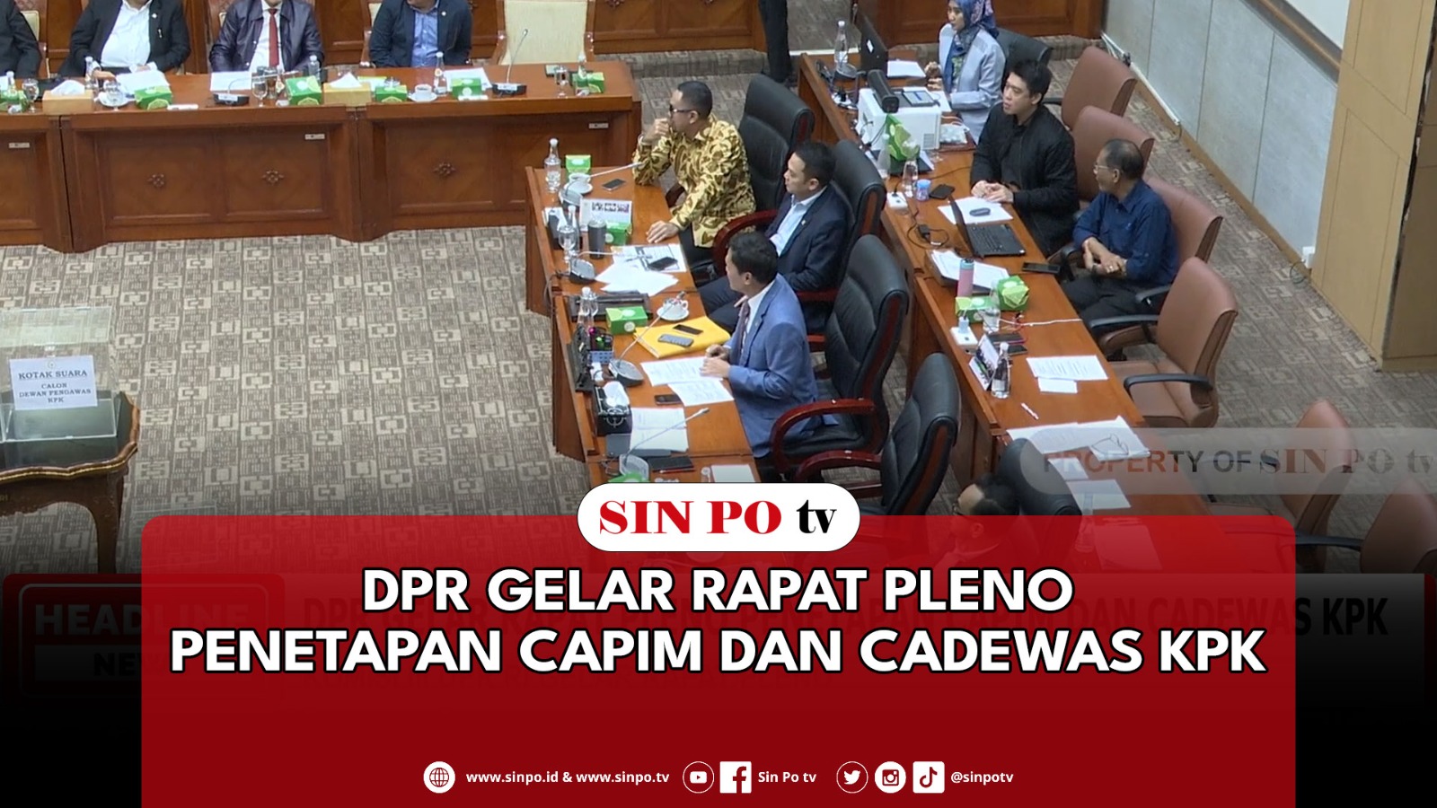 DPR Akan Paripurnakan Capim Dan Cadewas KPK