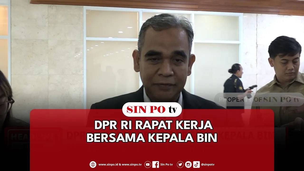 DPR RI Rapat Kerja Bersama Kepala BIN