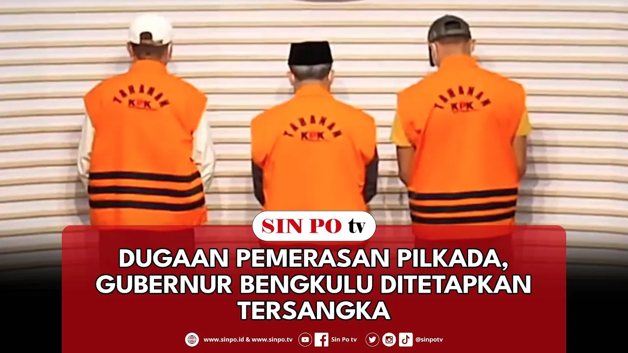 Dugaan Pemerasan Pilkada, Gubernur Bengkulu Ditetapkan Tersangka