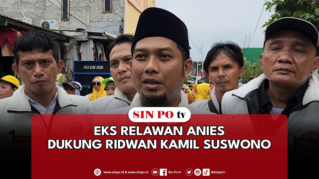 Eks Relawan Anies Dukung Ridwan Kamil Suswono