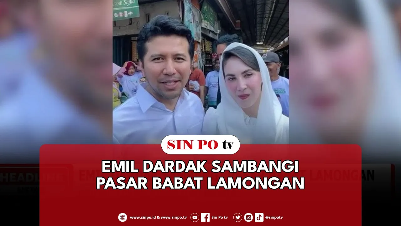 Emil Dardak Sambangi Pasar Babat Lamongan