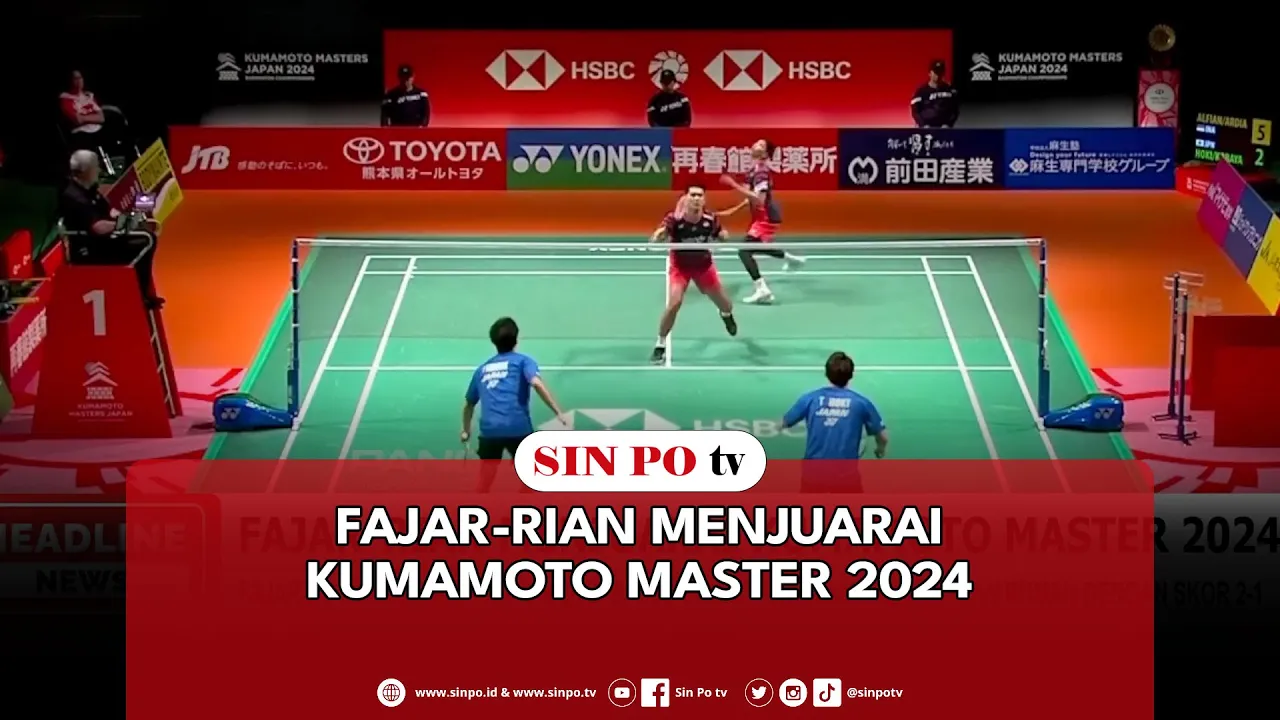 Fajar-Rian Menjuarai Kumamoto Master 2024