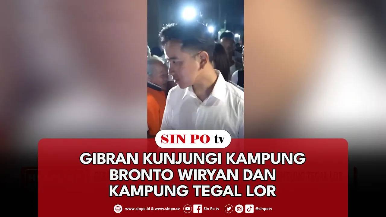 Gibran Kunjungi Kampung Bronto Wiryan Dan Kampung Tegal Lor