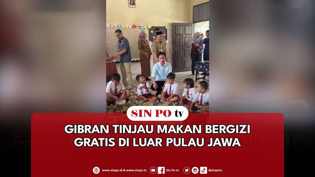Gibran Tinjau Makan Bergizi Gratis Di Luar Pulau Jawa