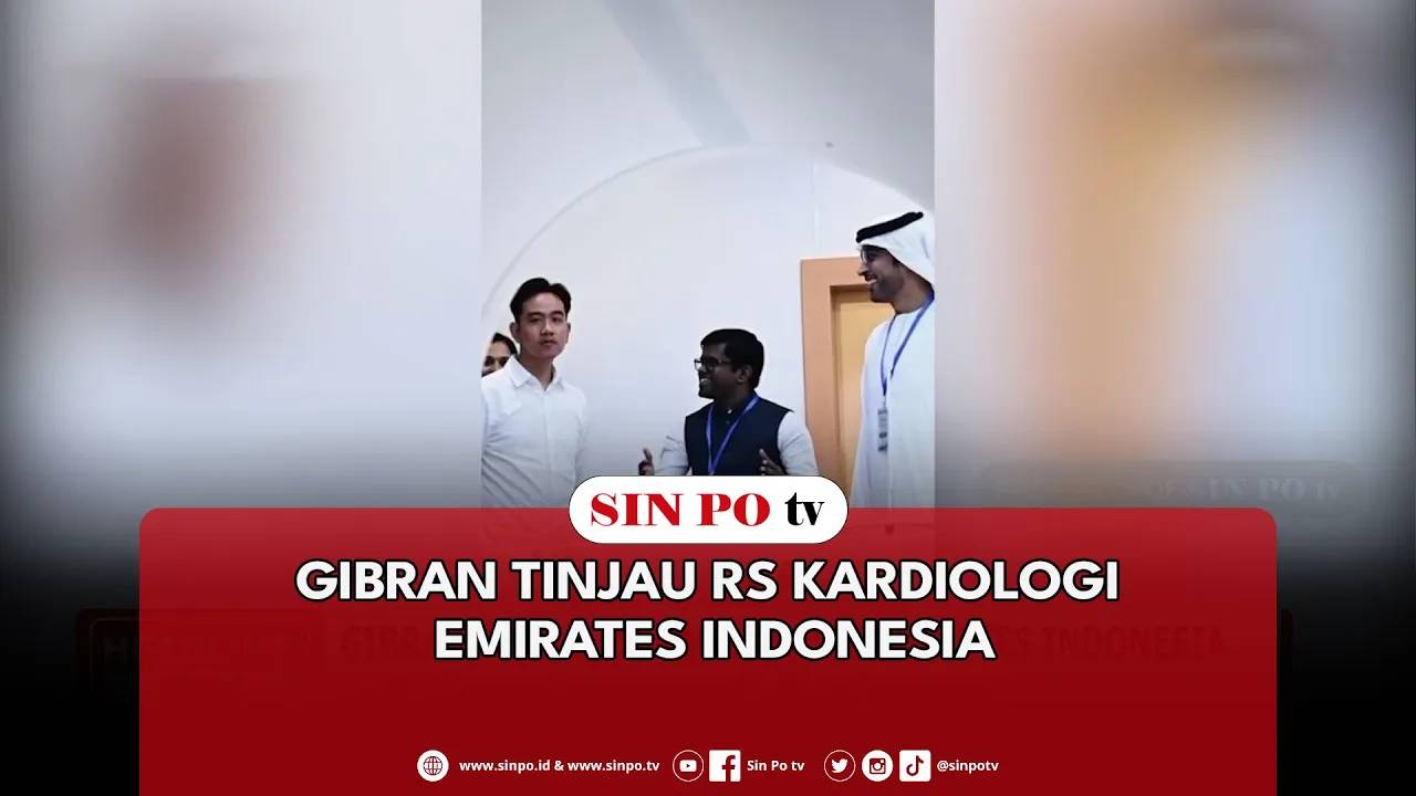 Gibran Tinjau RS Kardiologi Emirates Indonesia