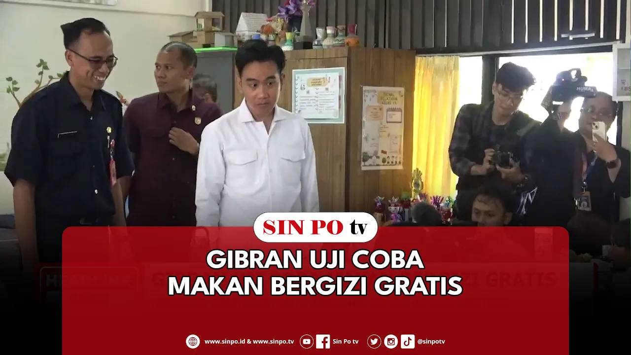 Gibran Uji Coba Makan Bergizi Gratis