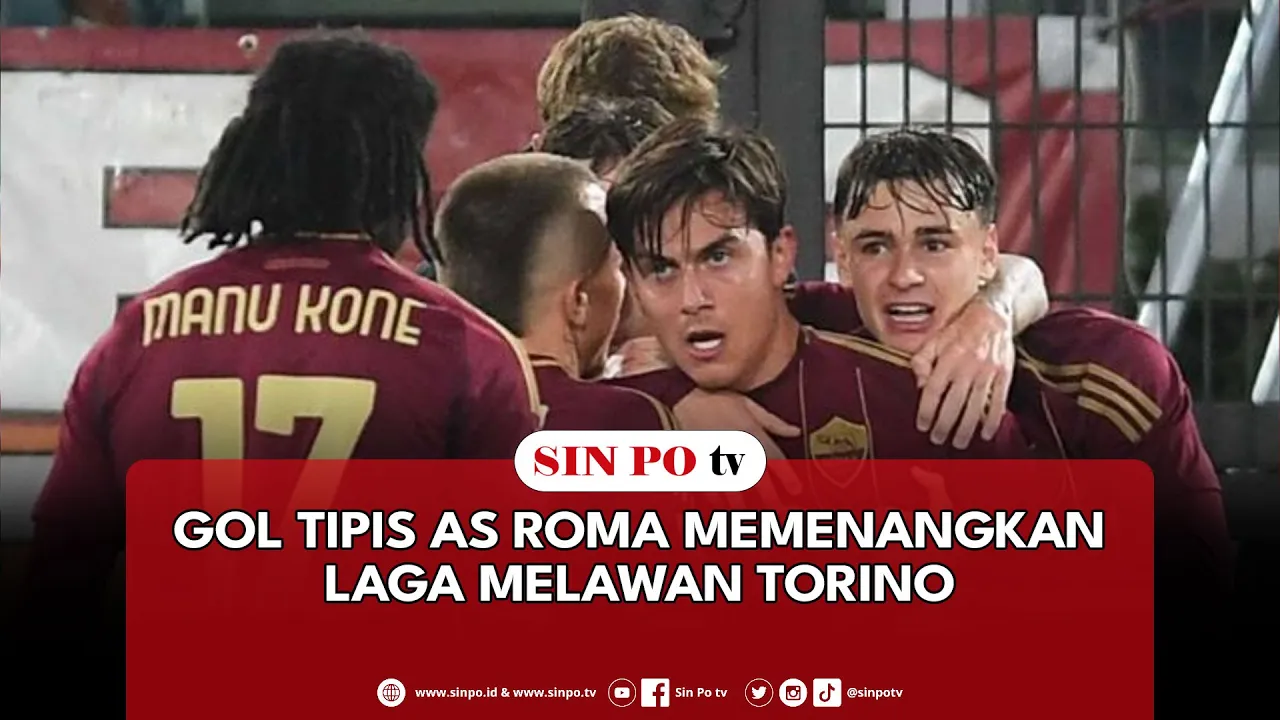 Gol Tipis AS Roma Memenangkan Laga Melawan Torino