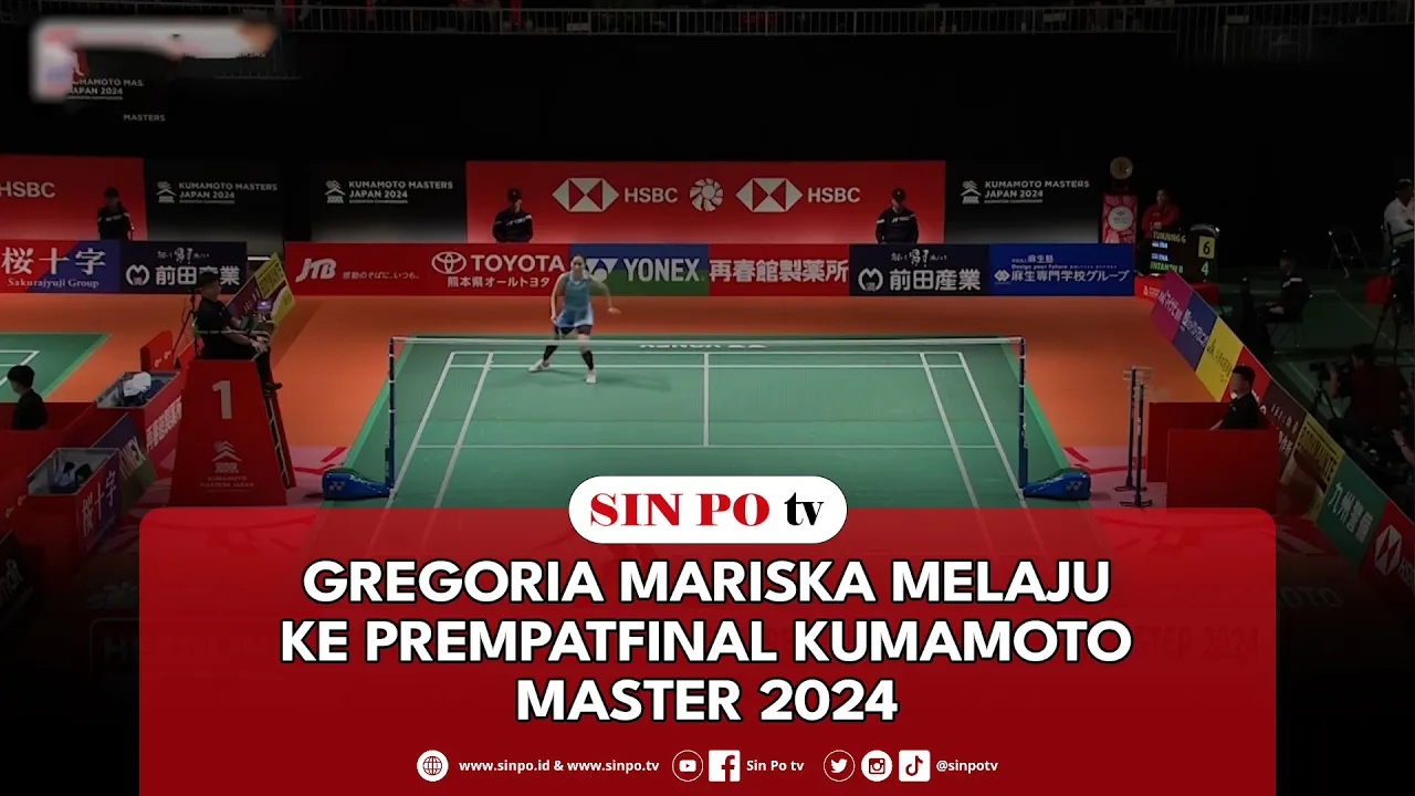 Gregoria Mariska Melaju Ke Prempatfinal Kumamoto Master 2024