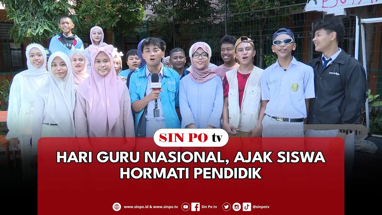 Hari Guru Nasional, Ajak Siswa Hormati Pendidik