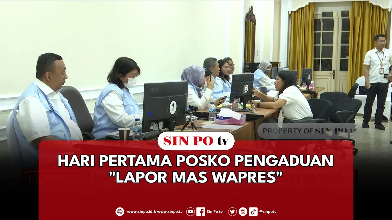 Hari Pertama Posko Pengaduan "Lapor Mas Wapres"