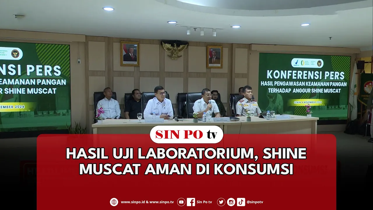 Hasil Uji Laboratorium, Shine Muscat Aman Di Konsumsi