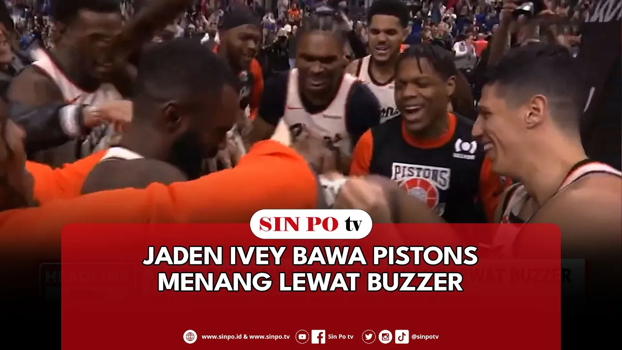 Jaden Ivey Bawa Pistons Menang Lewat Buzzer