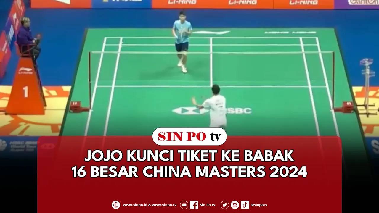 Jojo Kunci Tiket Ke Babak 16 Besar China Masters 2024