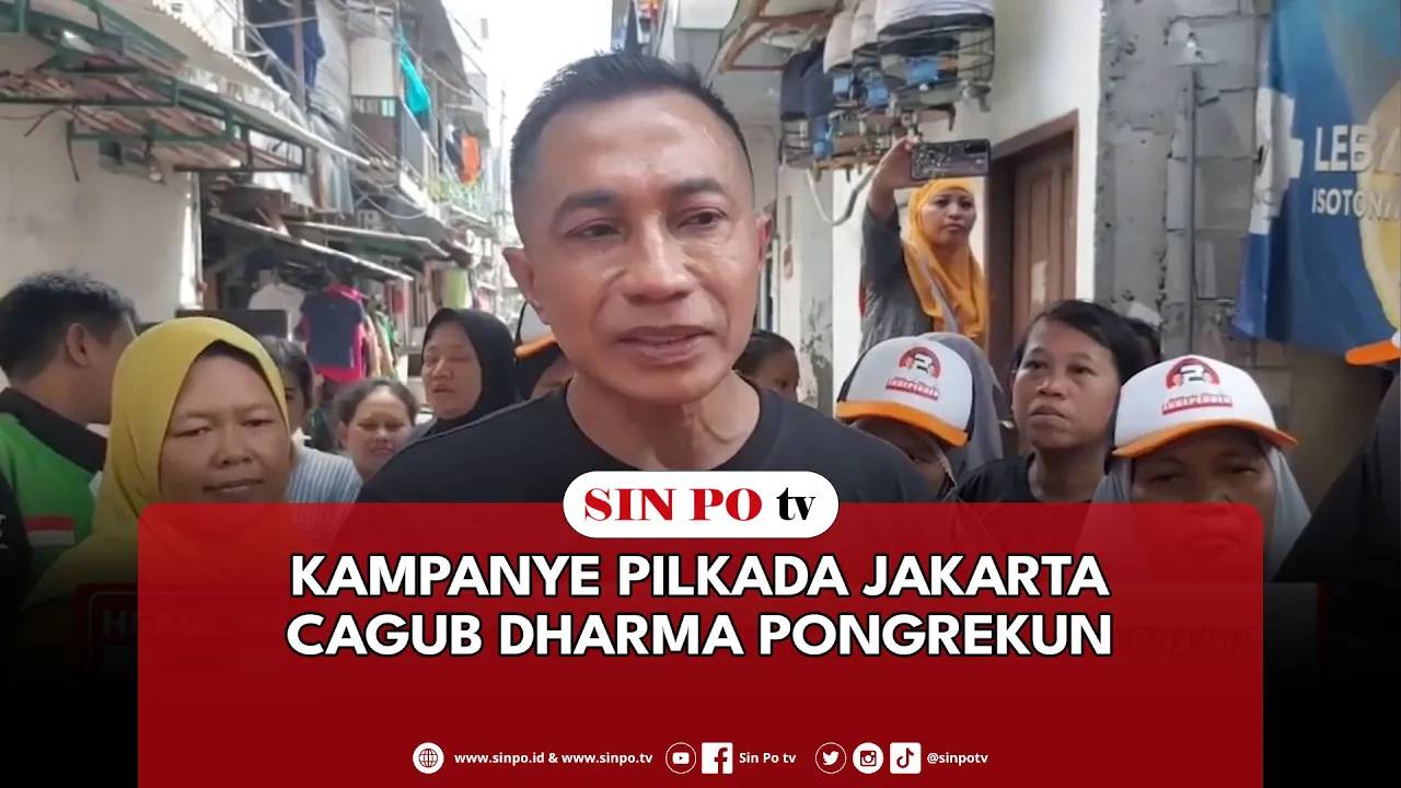 Kampanye Pilkada Jakarta Cagub Dharma Pongrekun