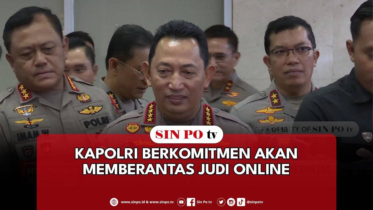 Kapolri Berkomitmen Akan Memberantas Judi Online