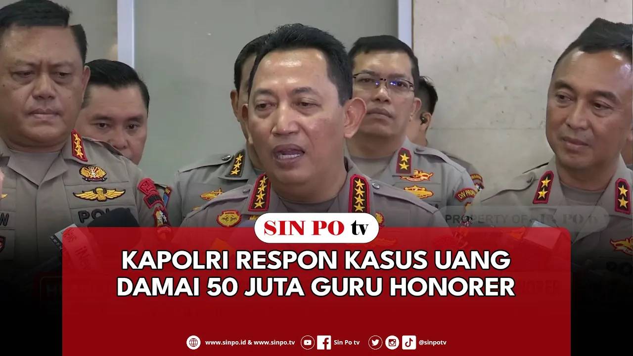 Kapolri Respon Kasus Uang Damai 50 Juta Guru Honorer