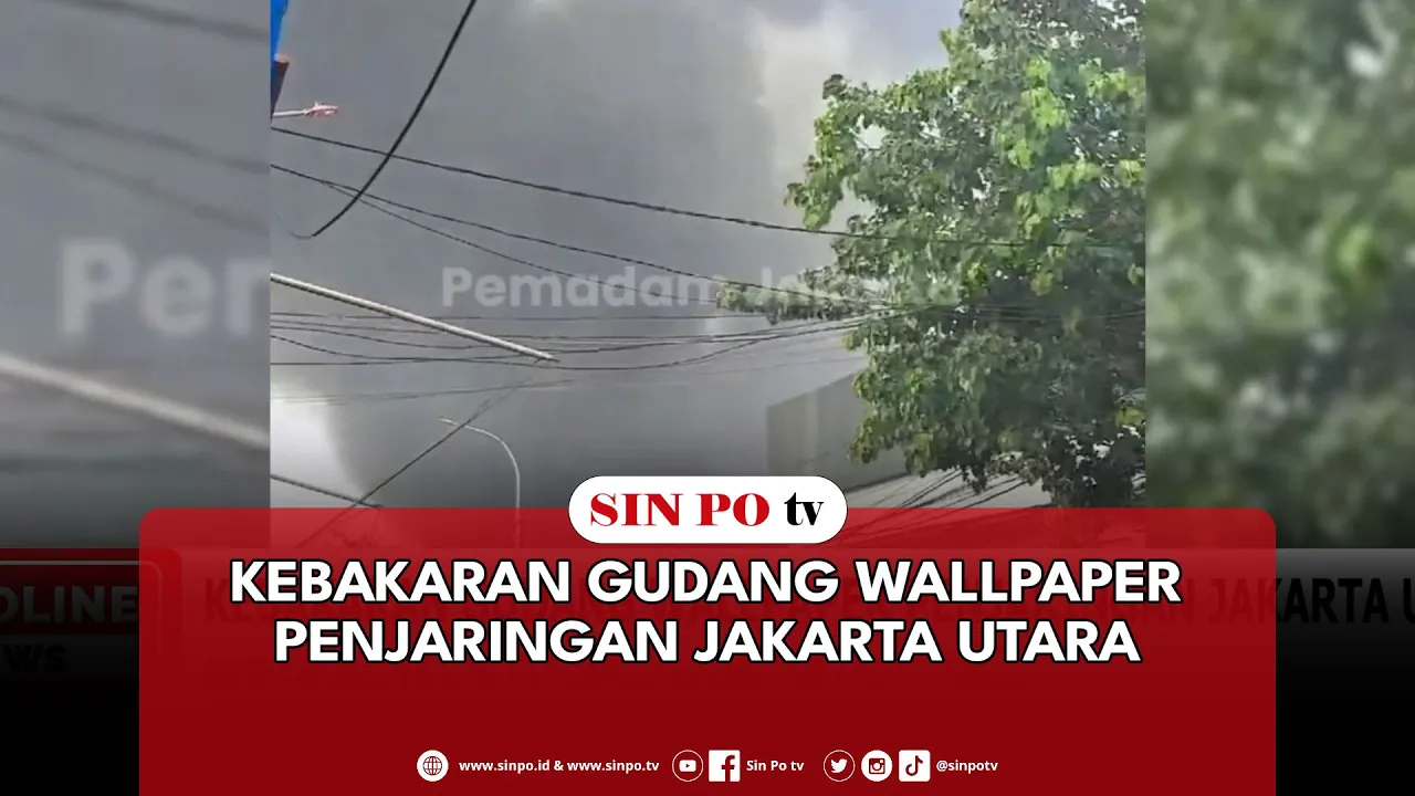 Kebakaran Gudang Wallpaper Penjaringan Jakarta Utara