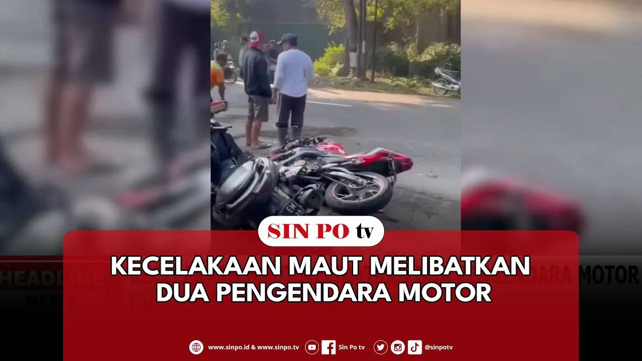 Kecelakaan Maut Yang Melibatkan Dua Pengendara Motor